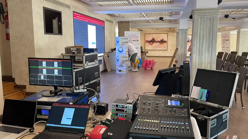 soluciones audiovisuales para eventos